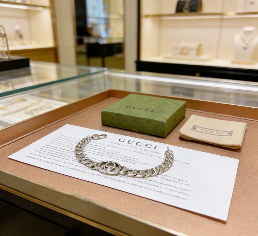 Gucci Jewelry 2026 top-tier Gucci New feel logo nice 18 20 22 — 1:1 Replica For Sale — photo 5