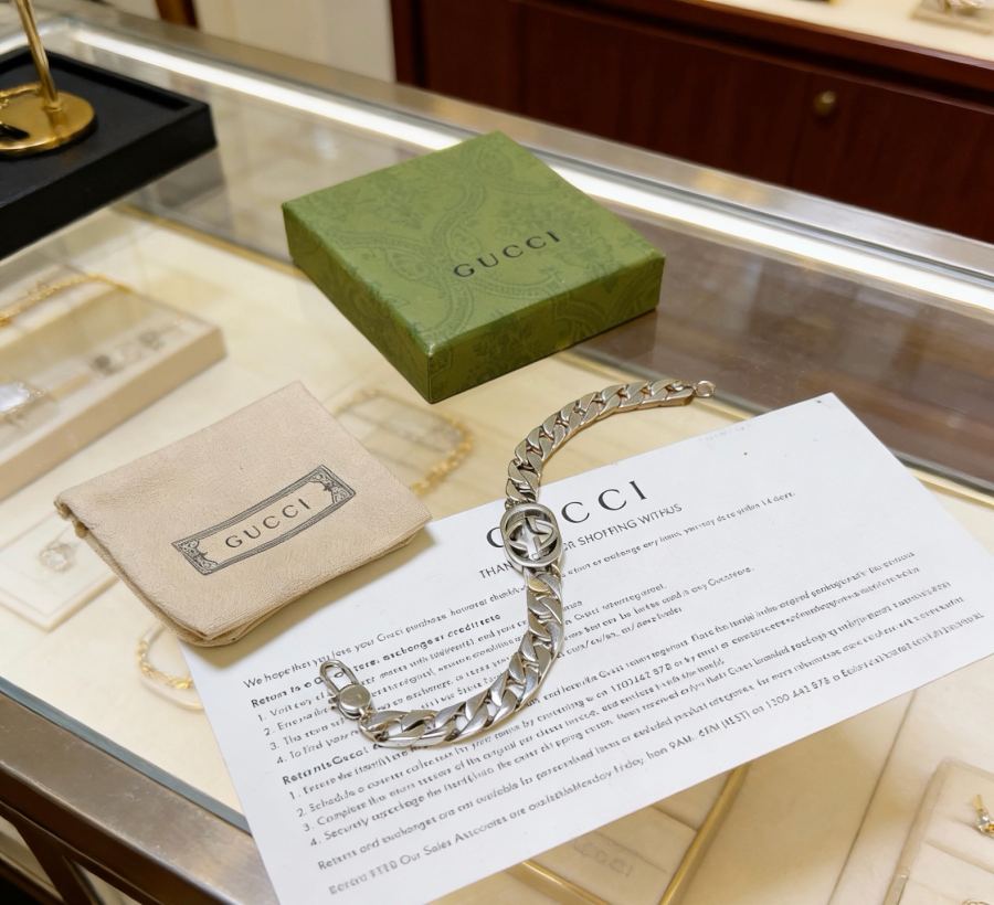 Gucci Jewelry 2026 top-tier Gucci New feel logo nice 18 20 22 — 1:1 Replica For Sale — photo 3