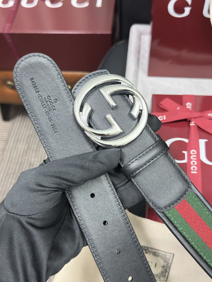 GUCCI belt Gucci 838593 FAEOY GG Supreme 4.0cm — 1:1 Replica — photo 4