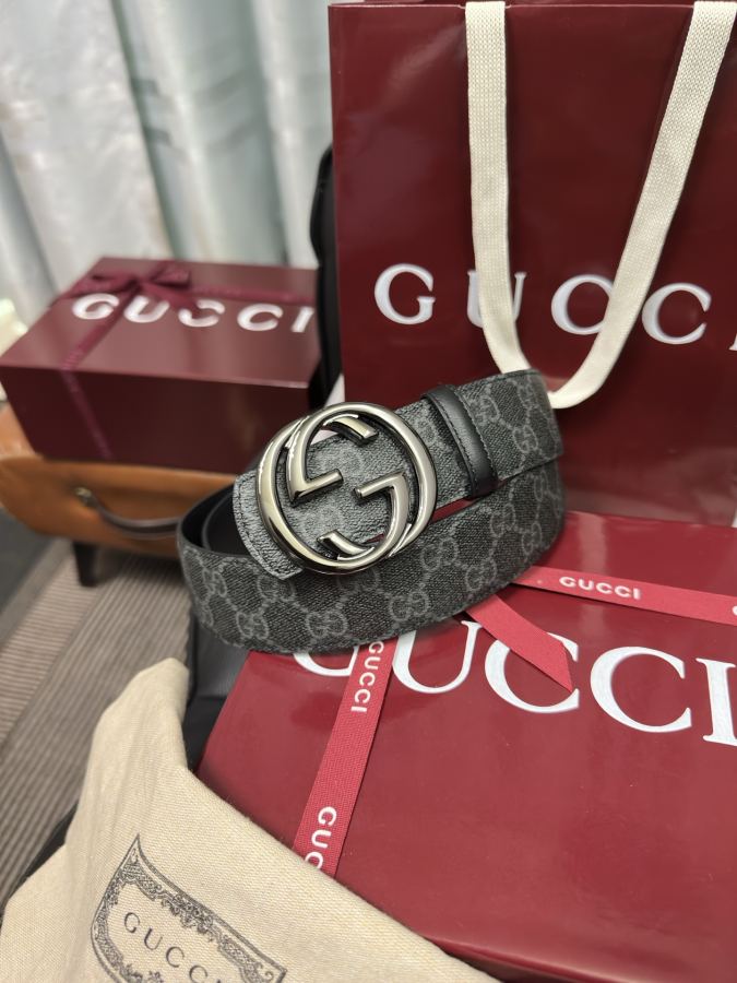 GUCCI belt Gucci 838593 FAEOY GG Supreme 4.0cm — 1:1 Replica