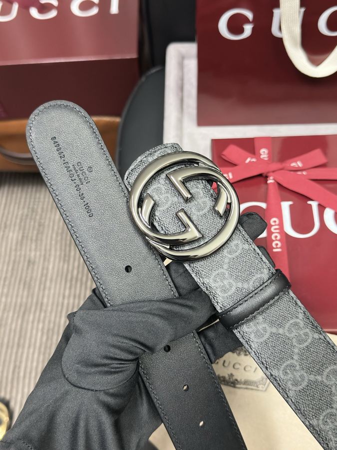 GUCCI belt Gucci 838593 FAEOY GG Supreme 4.0cm — 1:1 Replica — photo 4