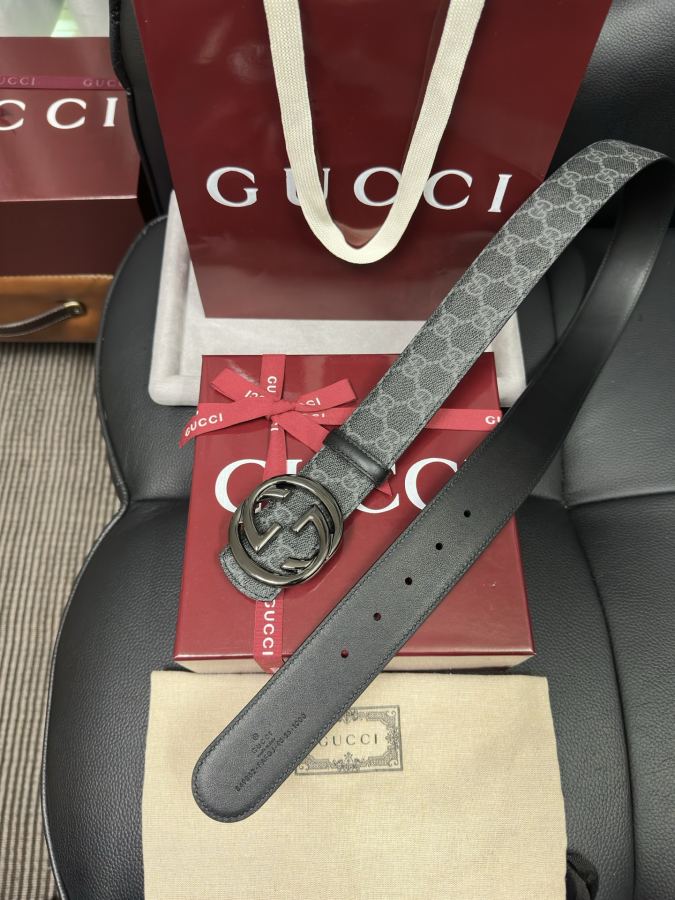 GUCCI belt Gucci 838593 FAEOY GG Supreme 4.0cm — 1:1 Replica — photo 9