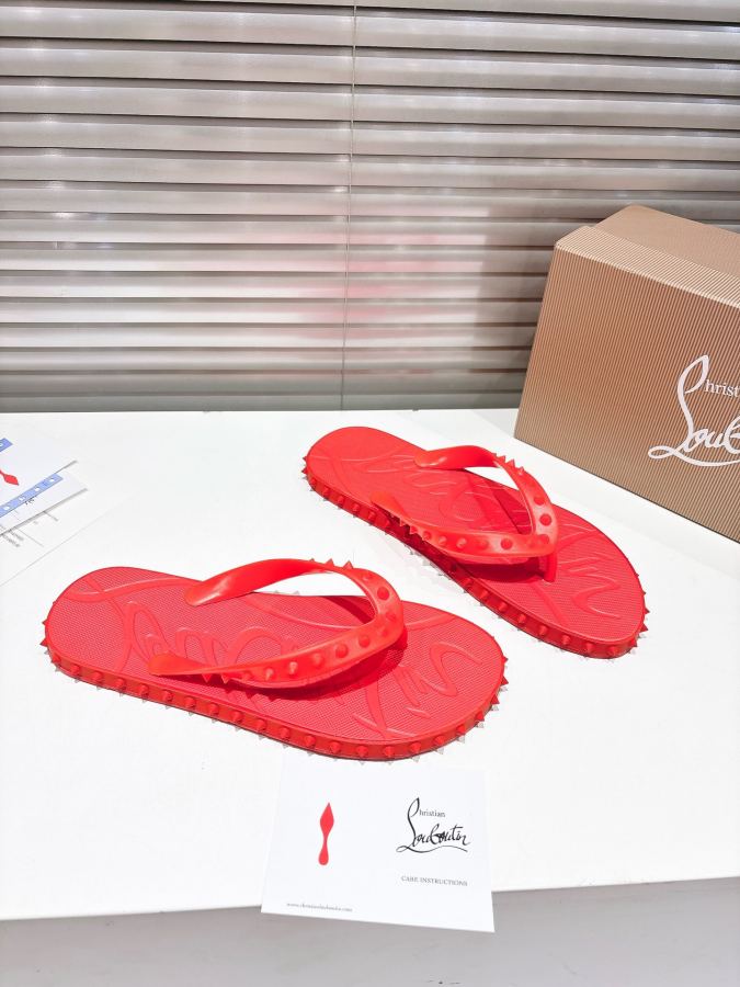 Maison margiela women's shoes ╔Red nail flip-flops╗ — 1:1 Replica — photo 4