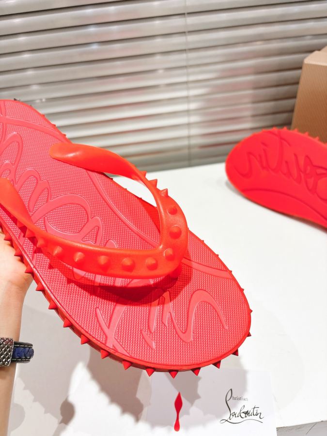 Maison margiela women's shoes ╔Red nail flip-flops╗ — 1:1 Replica — photo 7