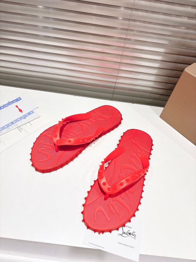 Maison margiela women's shoes ╔Red nail flip-flops╗ — 1:1 Replica — photo 2