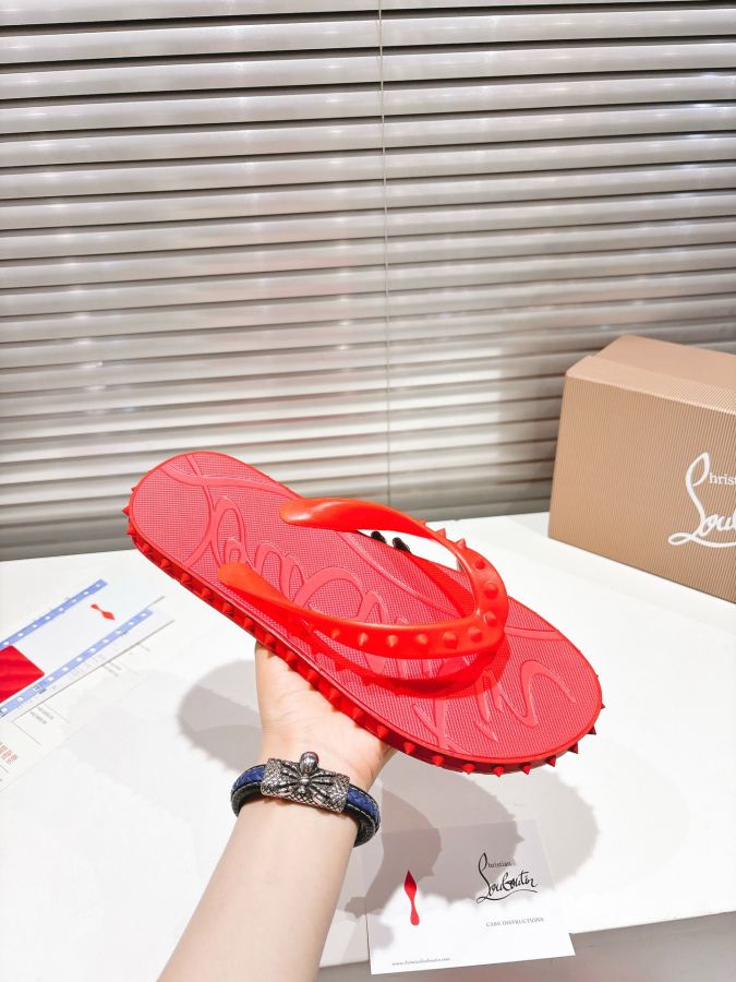 Maison margiela women's shoes ╔Red nail flip-flops╗ — 1:1 Replica — photo 6