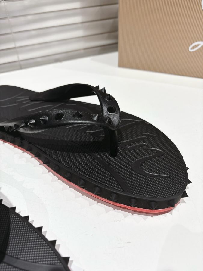 Maison margiela women's shoes ╔Black studded flip-flops╗ — AAA Quality Replica — photo 7