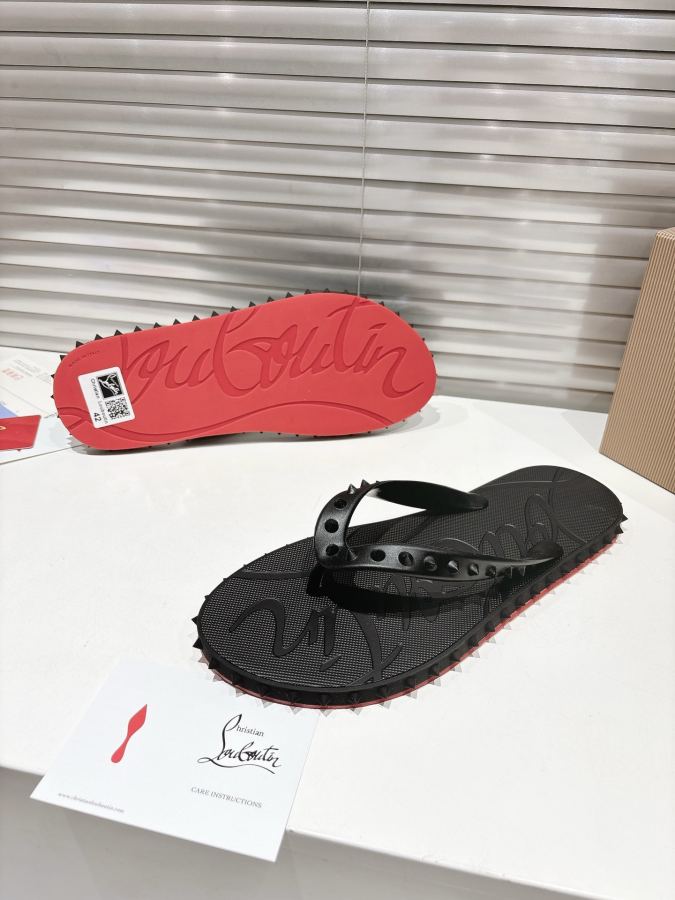 Maison margiela women's shoes ╔Black studded flip-flops╗ — AAA Quality Replica — photo 5