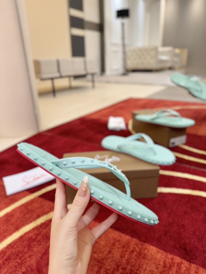 Maison margiela women's shoes ╔Light green nail flip-flops╗ — AAA Quality Replica — photo 5