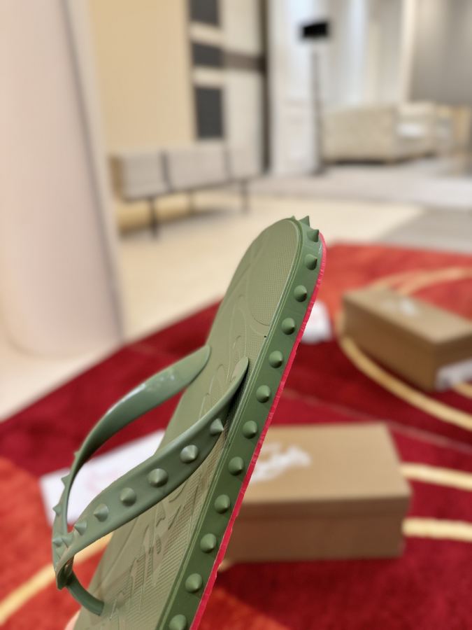 Maison margiela women's shoes ╔Army green nail flip-flops╗ — Premium Replica — photo 8