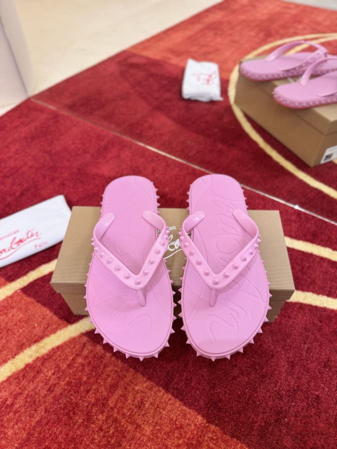 Maison margiela women's shoes ╔Pink nail flip-flops╗ — 1:1 Replica