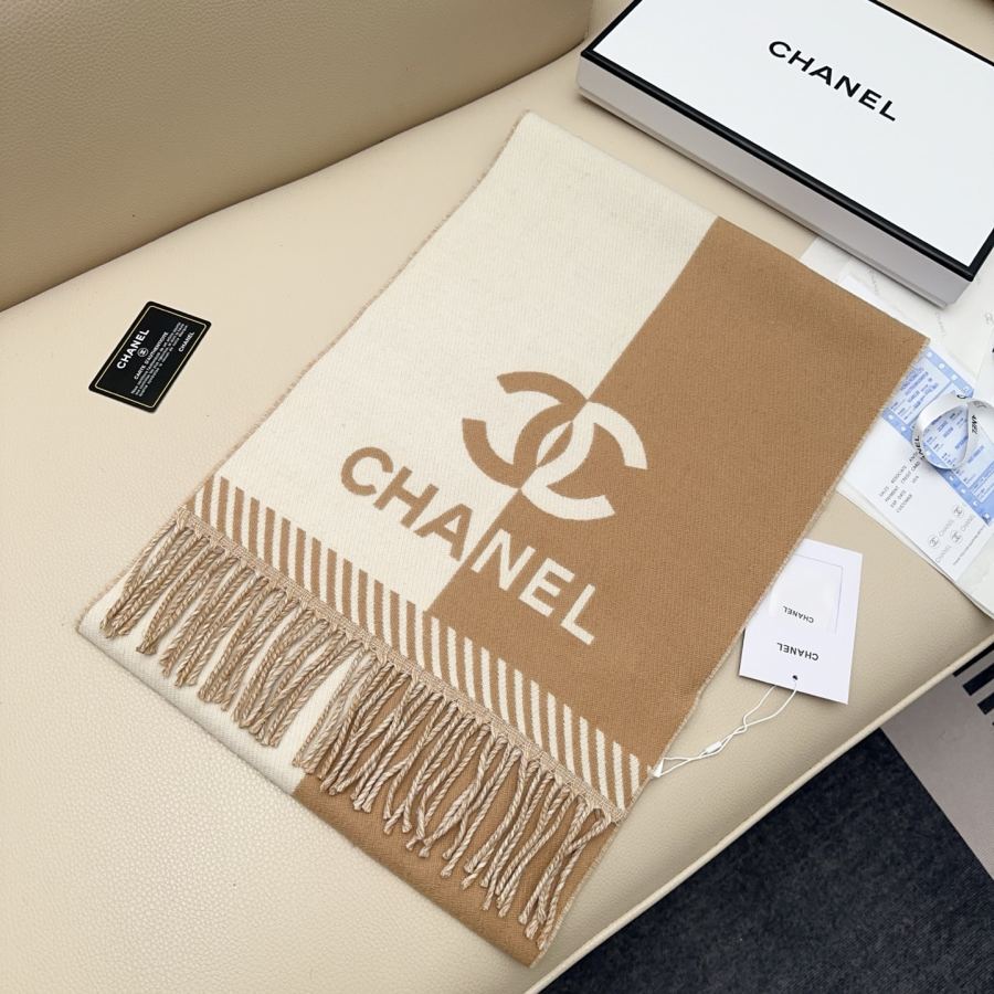 Chanel skjerf 𝐂𝐇𝐀𝐍𝐄𝐋Ny "Dobbelsidig fargeblokk jacquard" — photo 3