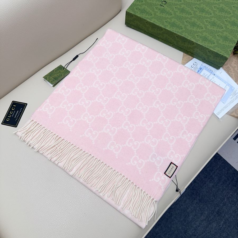 gucci scarf GUCCI G GG Gucci GG 100% 47*200 — AAA Quality Replica — photo 2