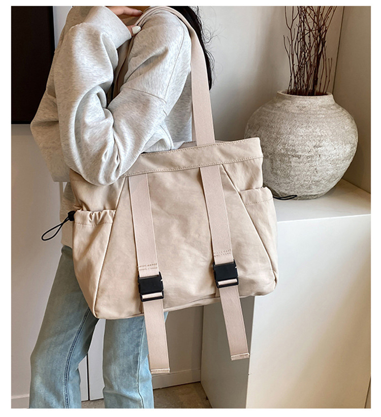 Alo accessories aloyoga shoulder bag solid color large capacity yoga casual commuting handbag — 1:1 Replica For Sale — photo 9