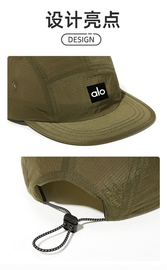 Alo accessories aloyoga peaked cap, lightweight baseball cap, breathable mesh, quick-drying peaked — AAA Quality Replica — photo 7
