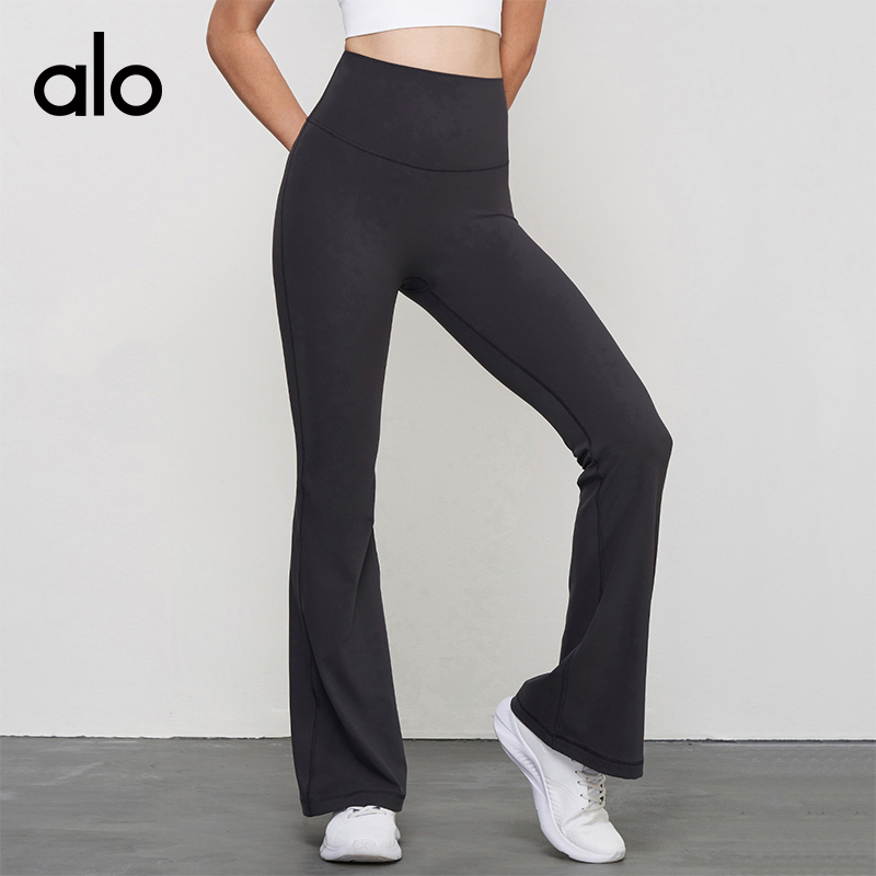 Alo Leggings aloyoga micro-boost yoga pants one size fits all slimming high waist hip lifting dance — 1:1 Replica For Sale — photo 4