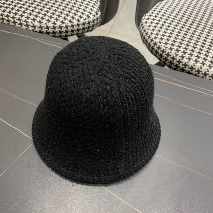 prada hat Prada fisherman hat women's autumn and winter wool versatile bucket hat Korean style — AAA Quality Replica — photo 5