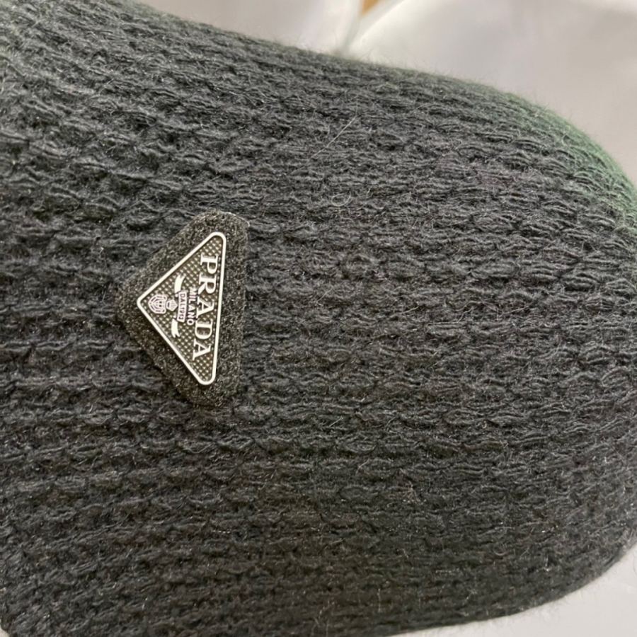 prada hat Prada fisherman hat women's autumn and winter wool versatile bucket hat Korean style — AAA Quality Replica — photo 8