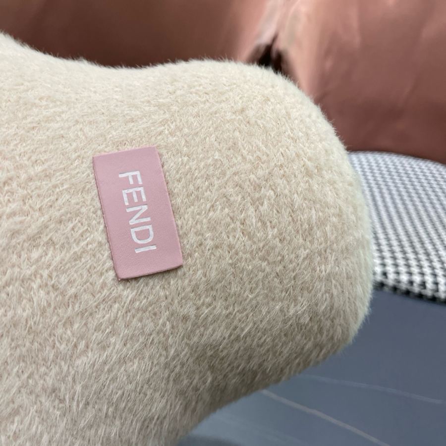 Fendi hat Japan purchasing plush warm bucket hat for women autumn winter casual versatile face-showing — 1:1 Replica For Sale — photo 9