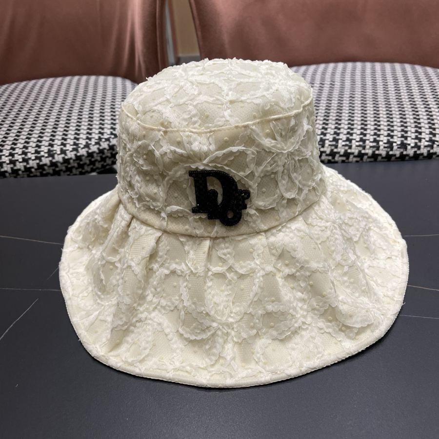 dior hat Dior Japanese Lace Fisherman Hat Women's Summer Thin Sun Protection Hat Fashionable and — 1:1 Replica For Sale — photo 4