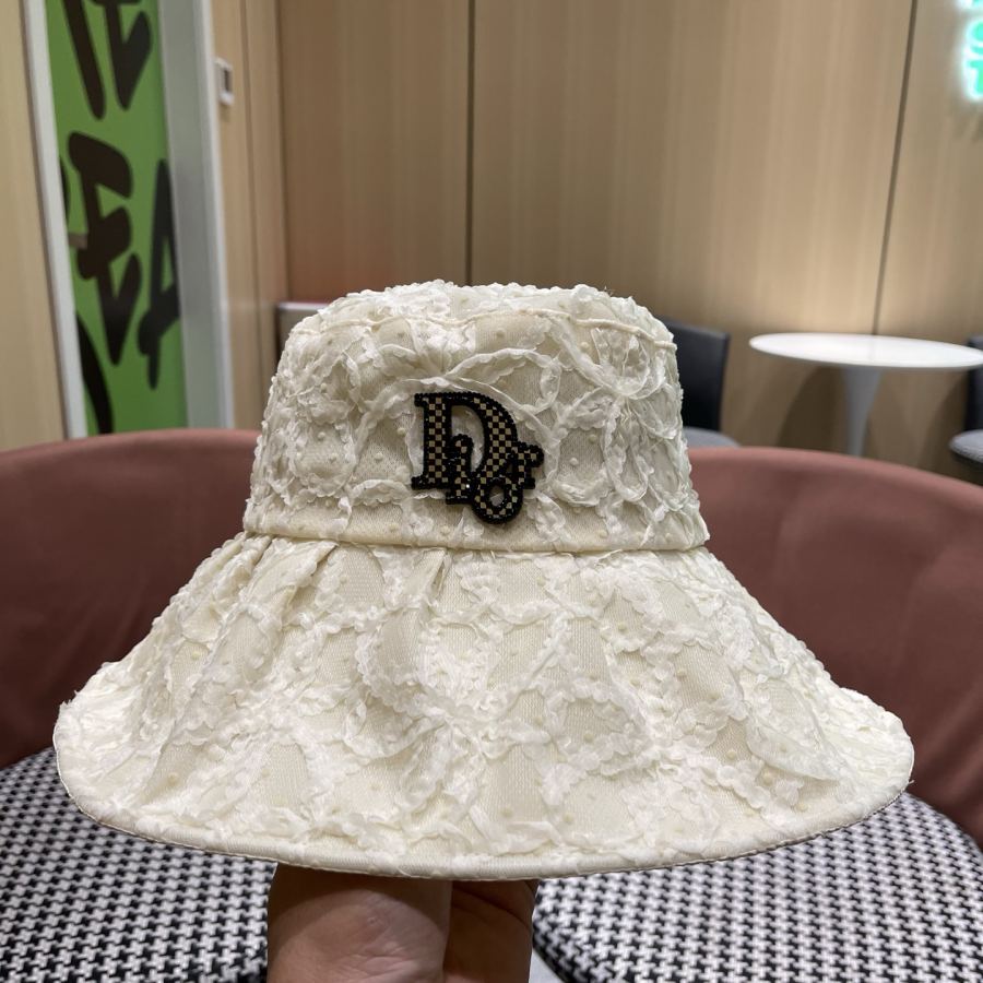 dior hat Dior Japanese Lace Fisherman Hat Women's Summer Thin Sun Protection Hat Fashionable and — 1:1 Replica For Sale — photo 8