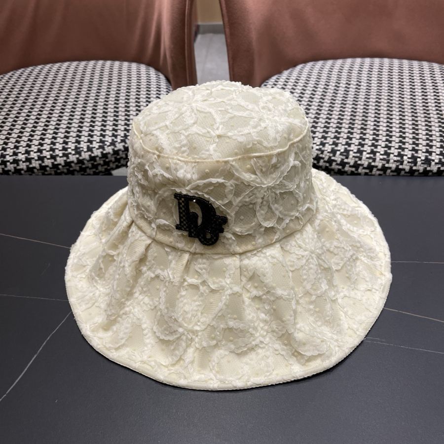 dior hat Dior Japanese Lace Fisherman Hat Women's Summer Thin Sun Protection Hat Fashionable and — 1:1 Replica For Sale — photo 2