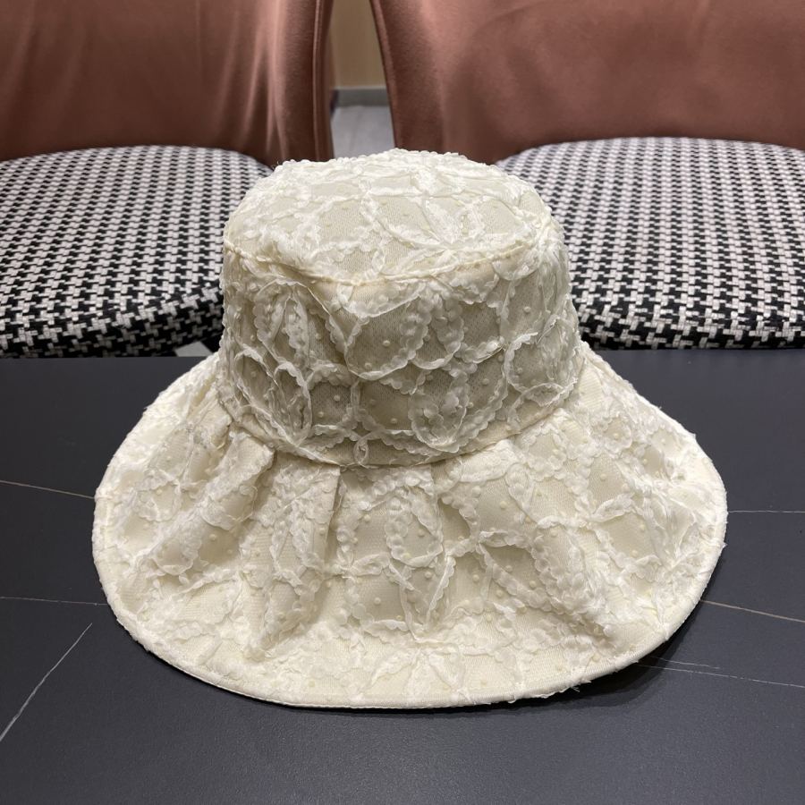 dior hat Dior Japanese Lace Fisherman Hat Women's Summer Thin Sun Protection Hat Fashionable and — 1:1 Replica For Sale — photo 6
