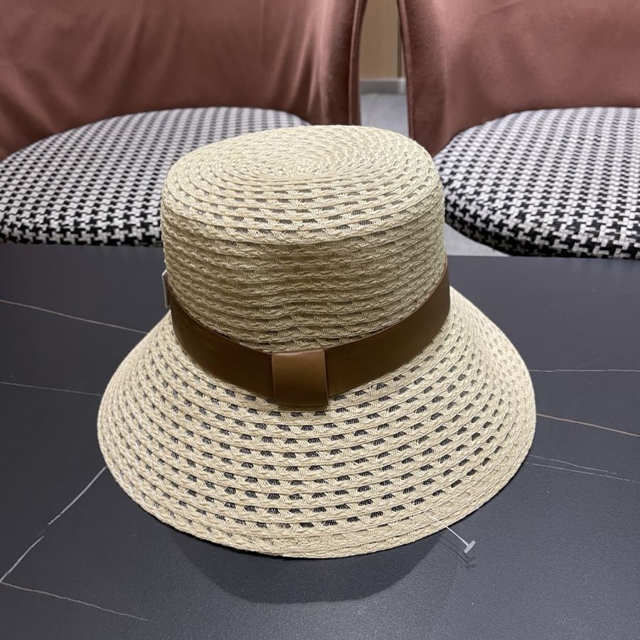 Fendi hat Fendi Straw Hat Seaside Resort Style Elegant Temperament Top Hat Showing Your Face — Premium Replica — photo 6