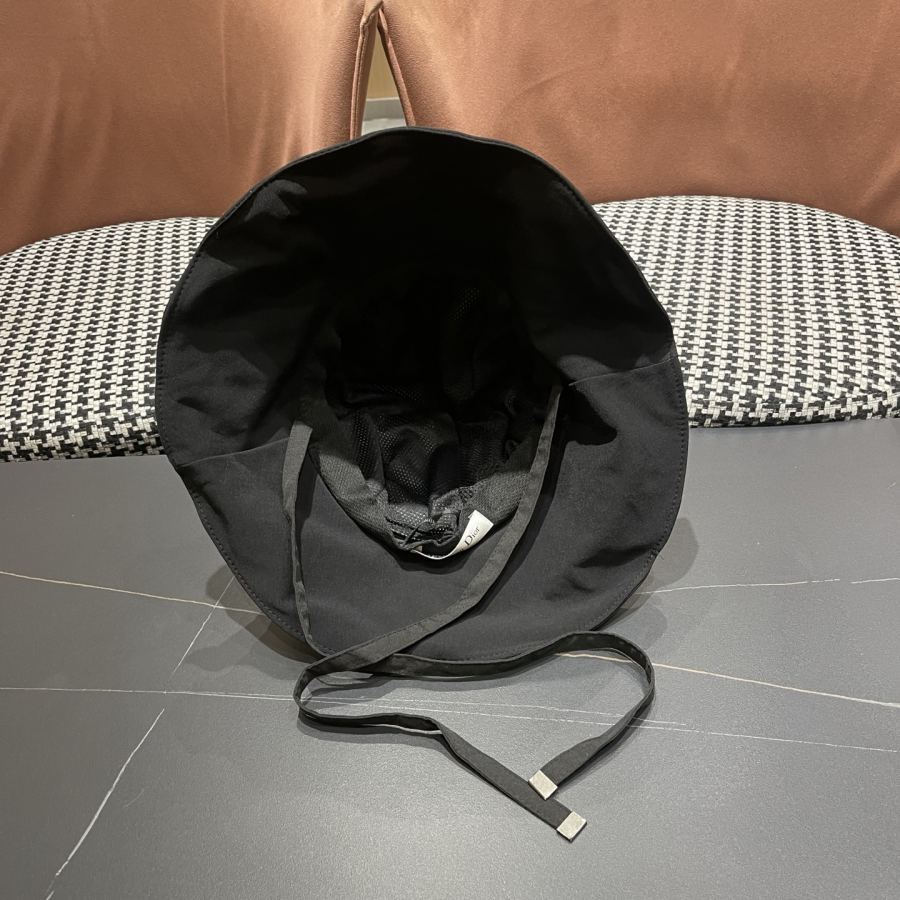 dior hat Dior Contrast Color Fisherman Hat Women's Face Covering Sun Hat Summer Beach UV Protection — AAA Quality Replica — photo 9