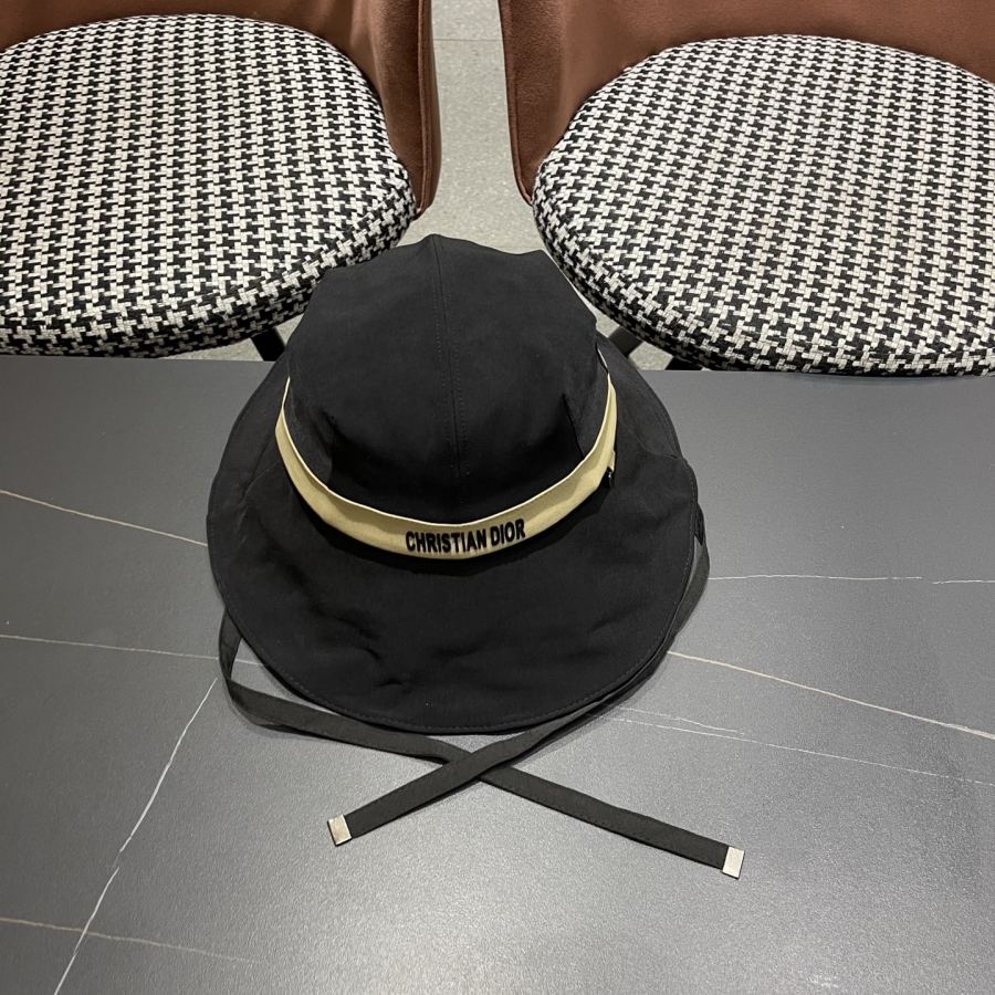 dior hat Dior Contrast Color Fisherman Hat Women's Face Covering Sun Hat Summer Beach UV Protection — AAA Quality Replica — photo 4
