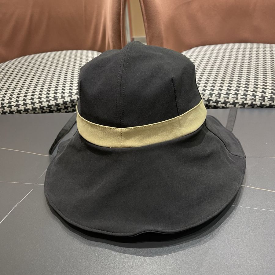 dior hat Dior Contrast Color Fisherman Hat Women's Face Covering Sun Hat Summer Beach UV Protection — AAA Quality Replica — photo 5