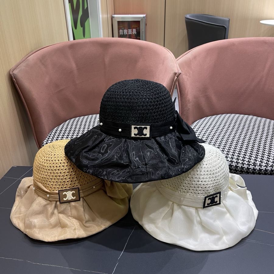 Celine hat women's summer sun protection UV fisherman hat can be stored large — AAA Quality Replica — photo 12