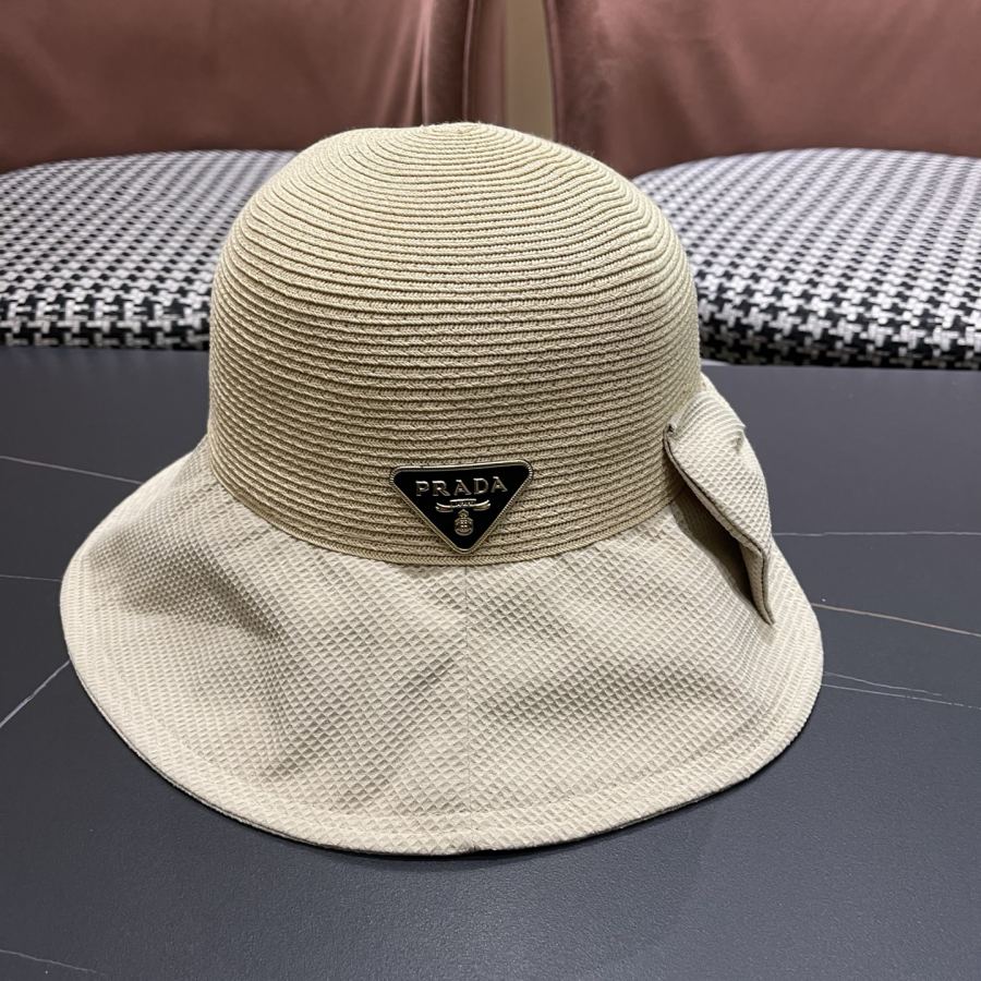 prada hat PRADA sunshade fisherman hat women's summer outdoor anti-UV sunscreen fashion versatile — Premium Replica — photo 3