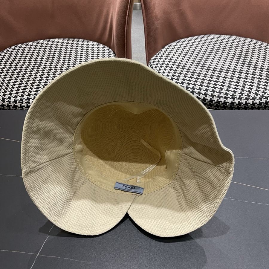 prada hat PRADA sunshade fisherman hat women's summer outdoor anti-UV sunscreen fashion versatile — Premium Replica — photo 10