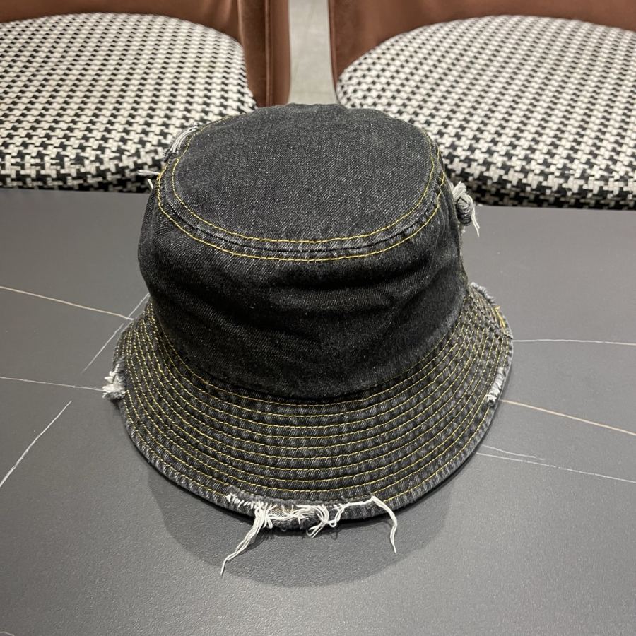 dior hat Dior washed distressed denim fisherman hat women's spring and summer Japanese style — AAA Quality Replica — photo 6
