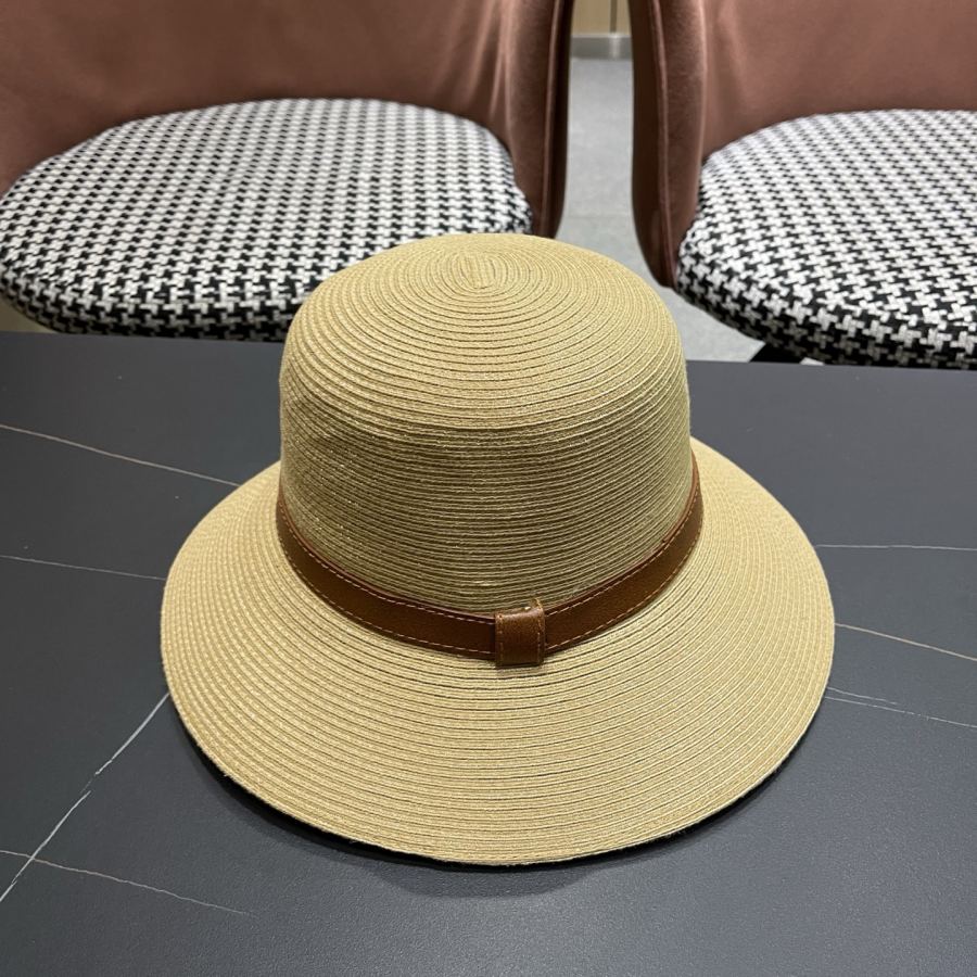 dior hat Dior Elegant Straw Visor Fisherman Hat Women's Summer Travel Fashion — 1:1 Replica — photo 5