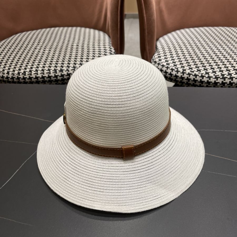 dior hat Dior Elegant Straw Visor Fisherman Hat Women's Summer Travel Fashion — Premium Replica — photo 6