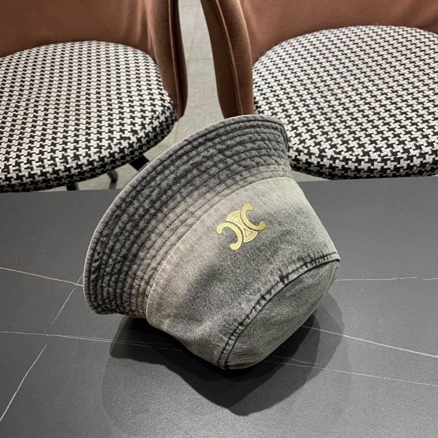 Celine hat Korean style gradient denim fisherman hat for women spring autumn fashion personality — 1:1 Replica For Sale — photo 12