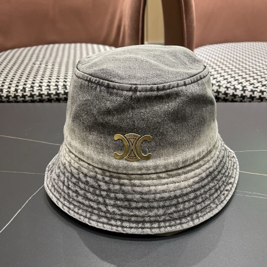 Celine hat Korean style gradient denim fisherman hat for women spring autumn fashion personality — 1:1 Replica For Sale — photo 5