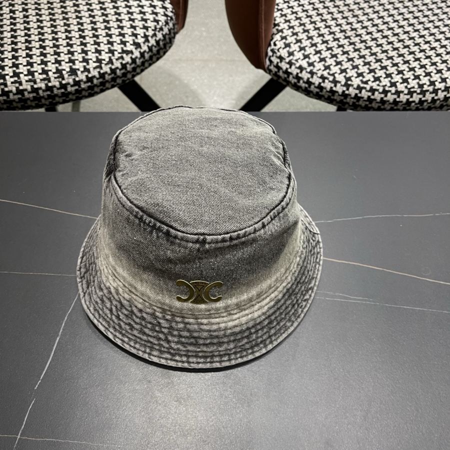 Celine hat Korean style gradient denim fisherman hat for women spring autumn fashion personality — 1:1 Replica For Sale — photo 6