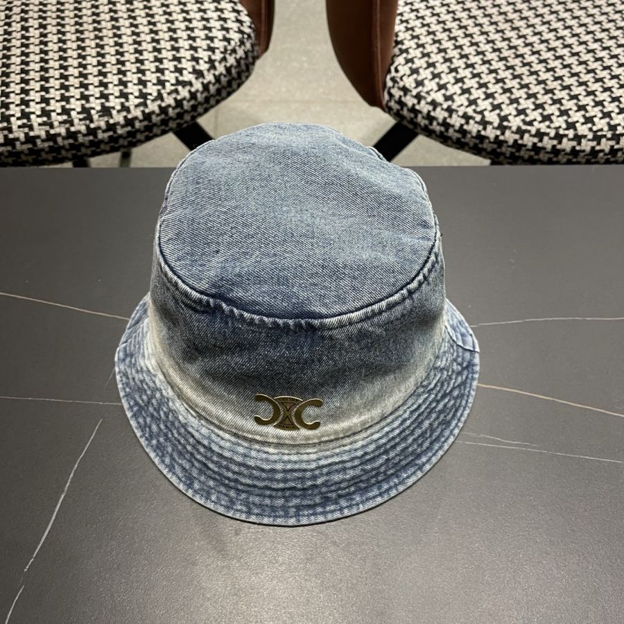 Celine hat Korean style gradient denim fisherman hat for women spring autumn fashion personality — AAA Quality Replica — photo 7