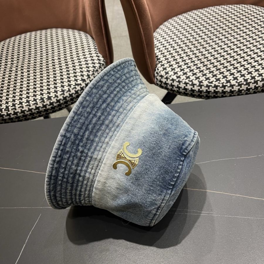 Celine hat Korean style gradient denim fisherman hat for women spring autumn fashion personality — AAA Quality Replica — photo 12