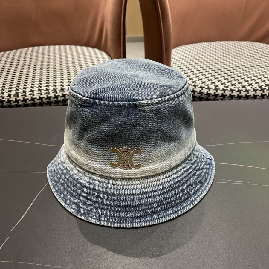 Celine hat Korean style gradient denim fisherman hat for women spring autumn fashion personality — AAA Quality Replica — photo 2
