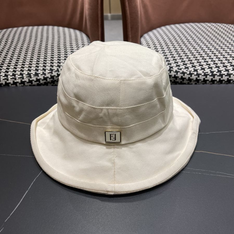 Fendi hat FENDI Beach Sun Hat Face Revealing Small Basin Hat Large Head Circumference Foldable Sun — AAA Quality Replica