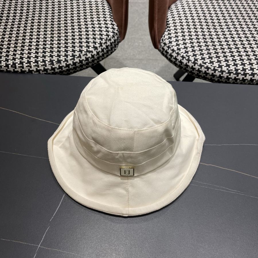 Fendi hat FENDI Beach Sun Hat Face Revealing Small Basin Hat Large Head Circumference Foldable Sun — AAA Quality Replica — photo 4