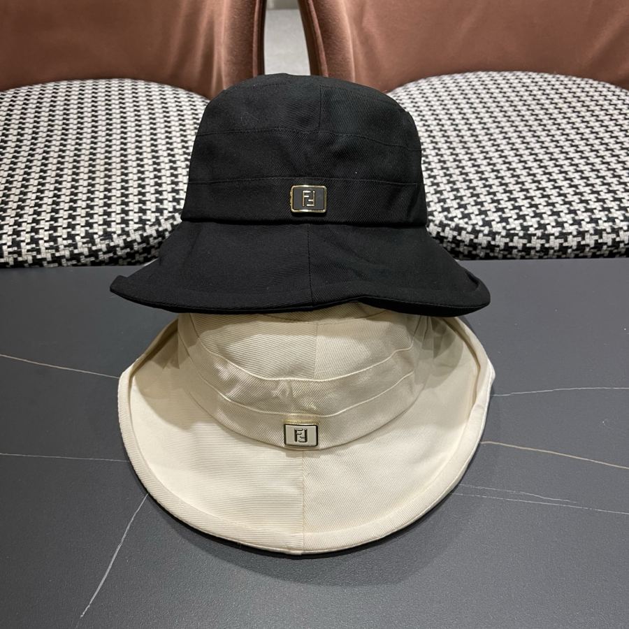 Fendi hat FENDI Beach Sun Hat Face Revealing Small Basin Hat Large Head Circumference Foldable Sun — AAA Quality Replica — photo 5