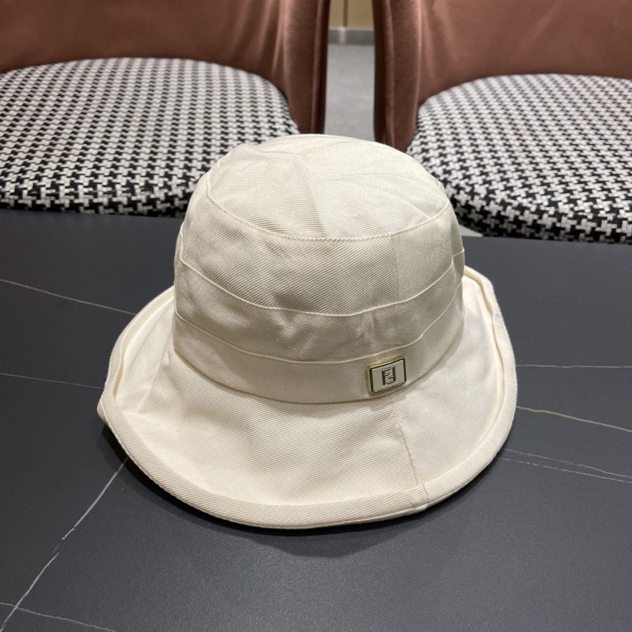 Fendi hat FENDI Beach Sun Hat Face Revealing Small Basin Hat Large Head Circumference Foldable Sun — AAA Quality Replica — photo 3