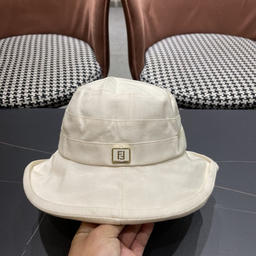 Fendi hat FENDI Beach Sun Hat Face Revealing Small Basin Hat Large Head Circumference Foldable Sun — AAA Quality Replica — photo 8