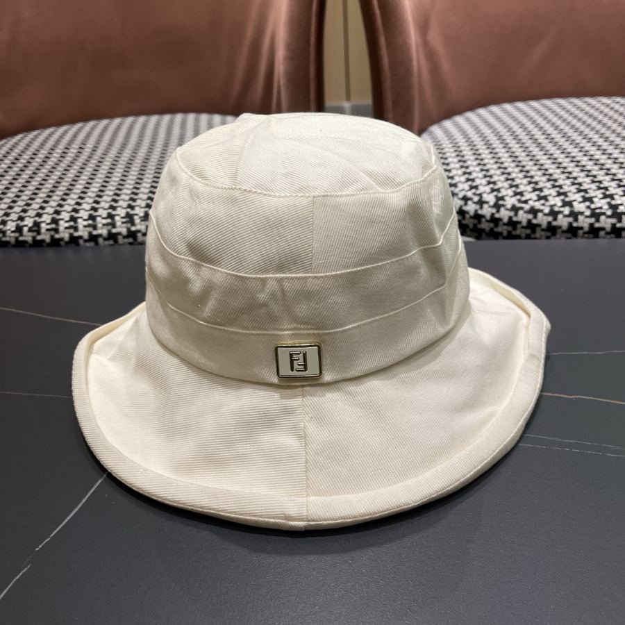 Fendi hat FENDI Beach Sun Hat Face Revealing Small Basin Hat Large Head Circumference Foldable Sun — AAA Quality Replica — photo 6