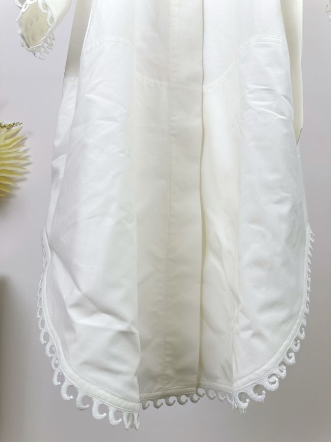 self-portrait Women The Illuminate Utility Midi Dress in Ivory, Spring 2025 Collection, Illumination — AAA Quality Replica — photo 7